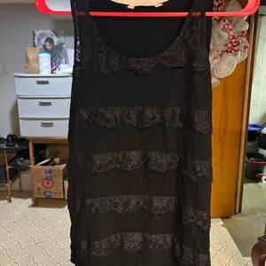 Black Lace Tank Top